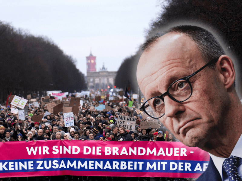 Will sich die CDU/CSU von Friedrich Merz für die Demos gegen Rechts rächen?