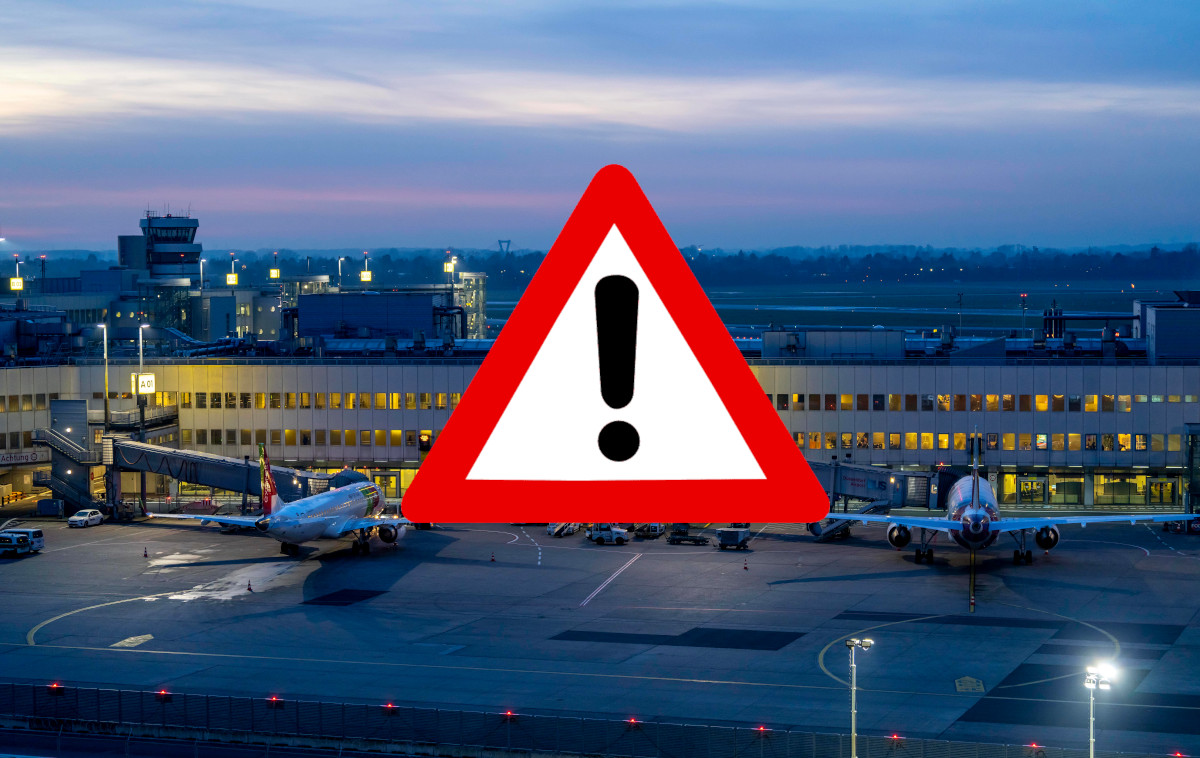 Der Flughafen Düsseldorf ist von Strecken-Sperrungen bei der Deutschen Bahn betroffen.