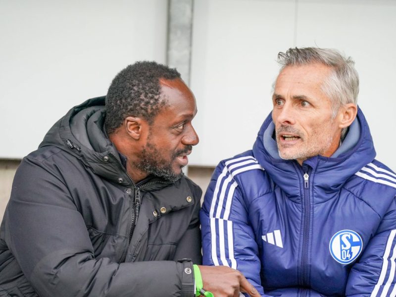 Schlägt der FC Schalke 04 noch einmal auf dem Transfermarkt zu? Trainer Kees van Wonderen lässt aufhorchen. Die Fans hören genau hin.