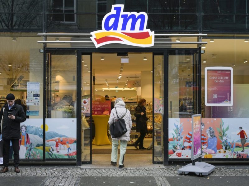 Eine dm-Filiale in Berlin.