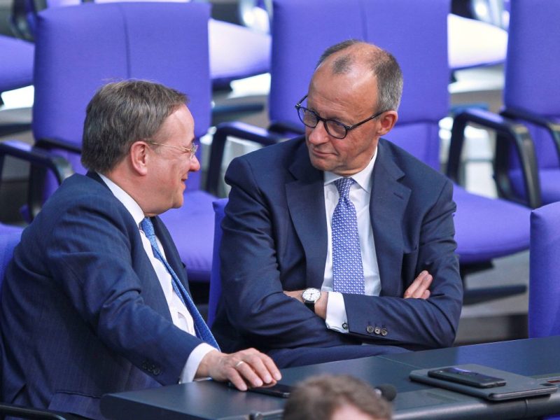 Armin Laschet und Friedrich Merz