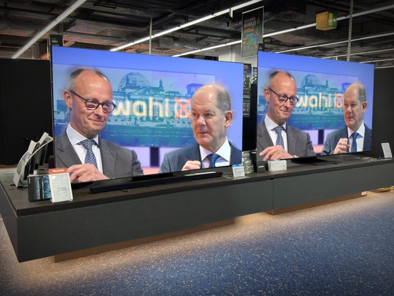 TV-Duell Merz und Scholz