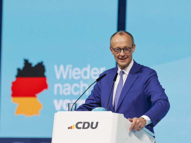 Friedrich Merz beim Bundesparteitag der CDU.