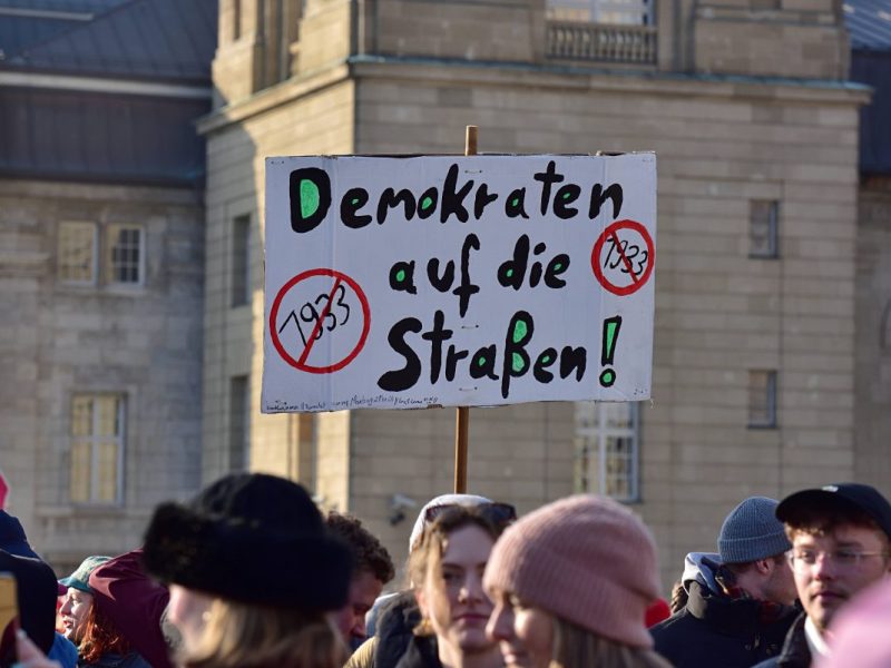 Proteste gegen Rechts