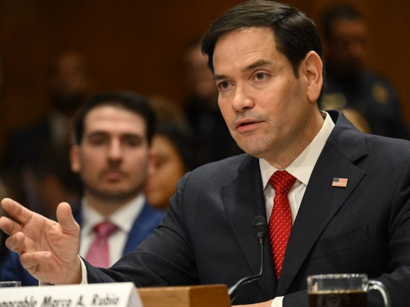 Trump-Minister Rubio fordert die Auslöschung der Hamas.