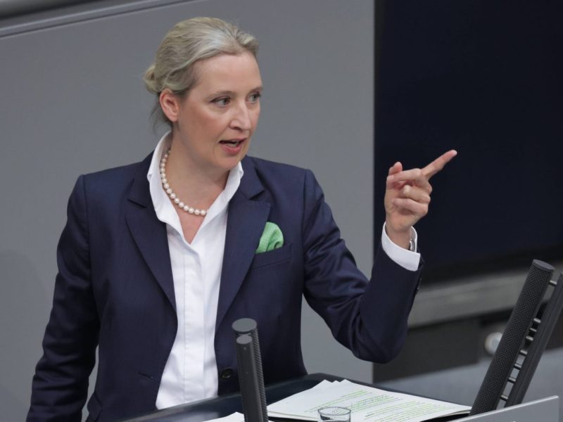 Letzte Bundestagsrede vor der Wahl: Alice Weidel.