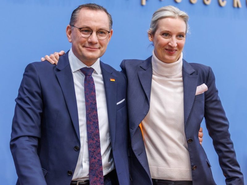 Mega-Erfolg bei der Bundestagswahl: Alice Weidel und Tini Chrupalla.