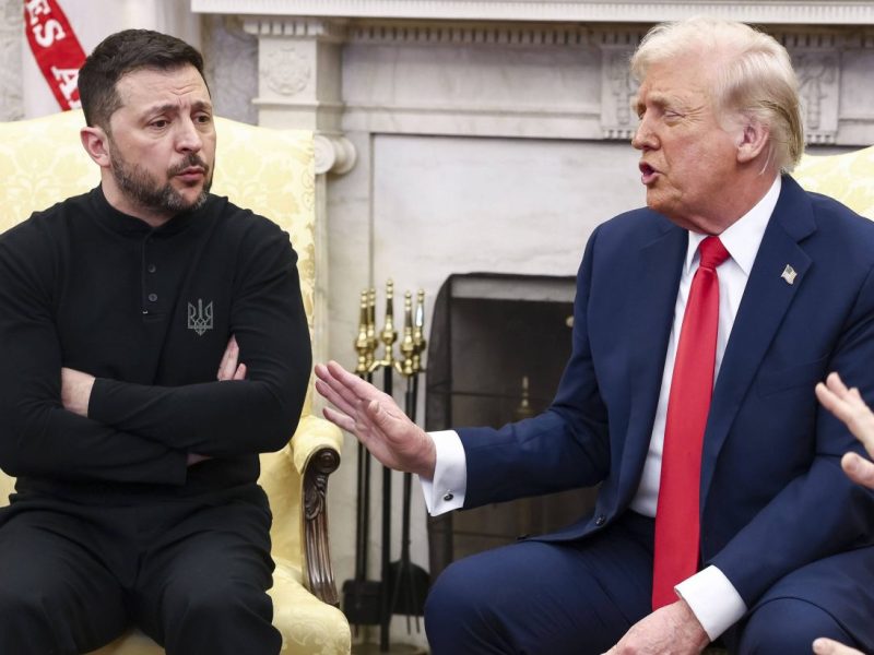 Eskalation im Weißen Haus zwischen Trump und Selenskyj.