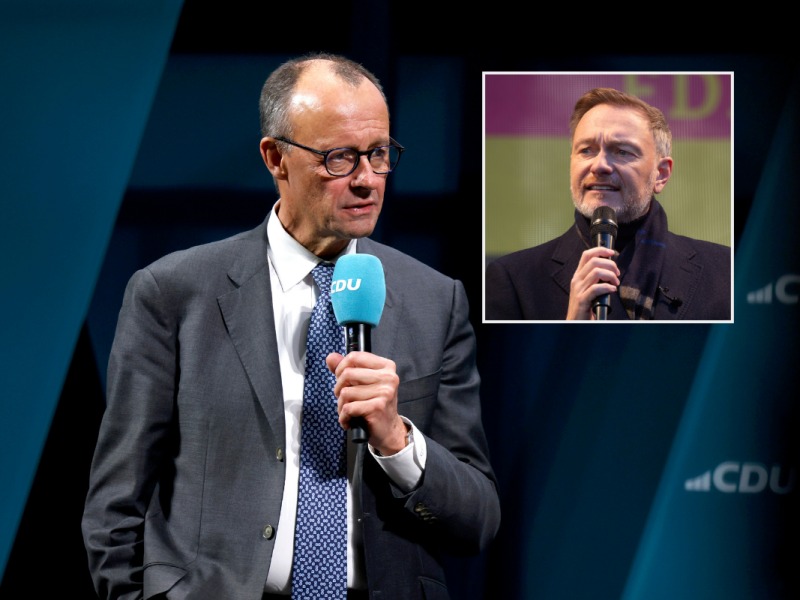 Friedrich Merz teilt gegen die FDP aus.