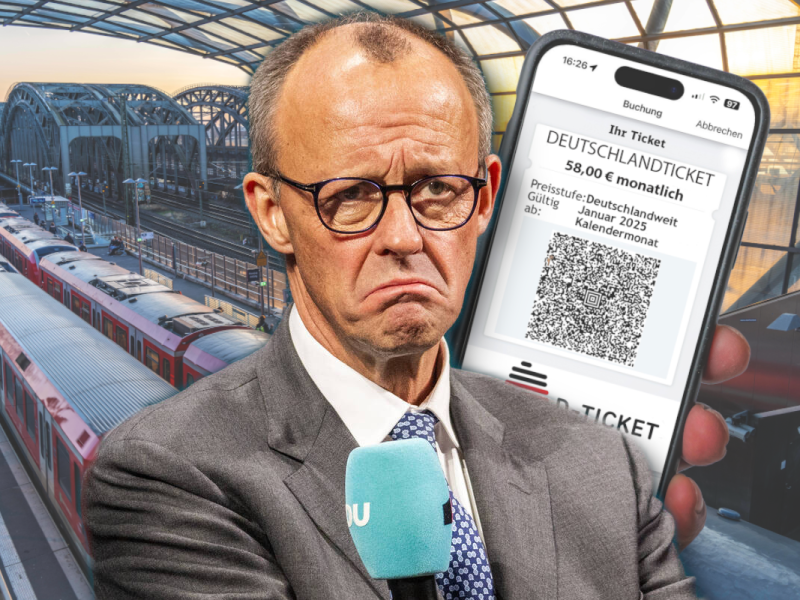 Bei Wahlsieg der Merz-Union: Aus für das Deutschlandticket?