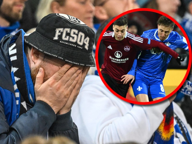 Da wollen die Fans des FC Schalke 04 am liebsten wegschauen.