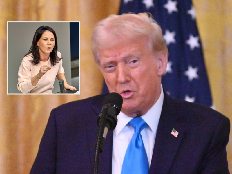 Annalena Baerbock erteilt Trump zu seinen Gaza-Plänen eine klare Absage.