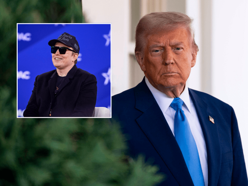 Ein KI-Video zeigt Elon Musk und Donald Trump bei unsittlichen Handlungen.