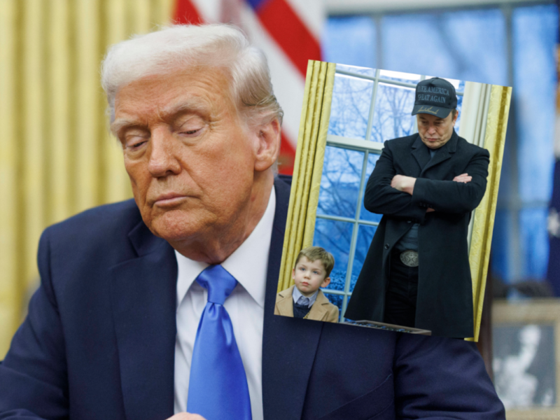 Blamiert vom Sohn von Musk: Donald Trump-