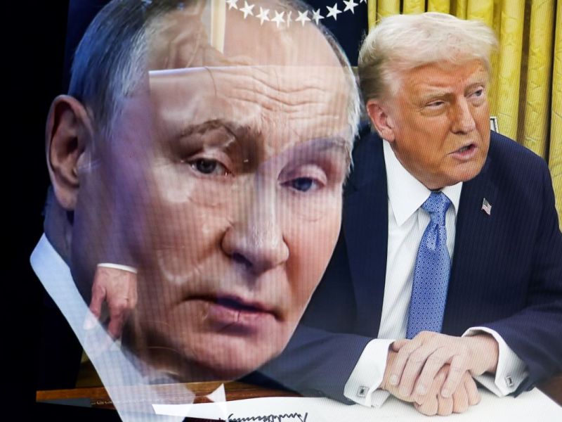Trump peilt Friedensgespräche mit Putin und Selenskyj an.
