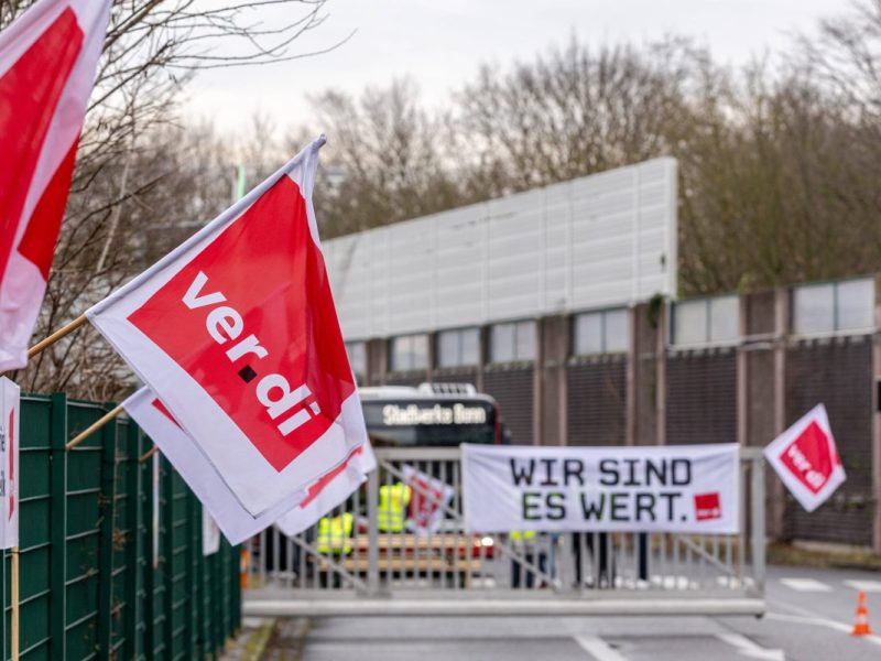 Verdi-Streik in NRW