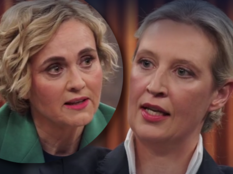 Weidel in der ARD-Talkshow von Miosga.