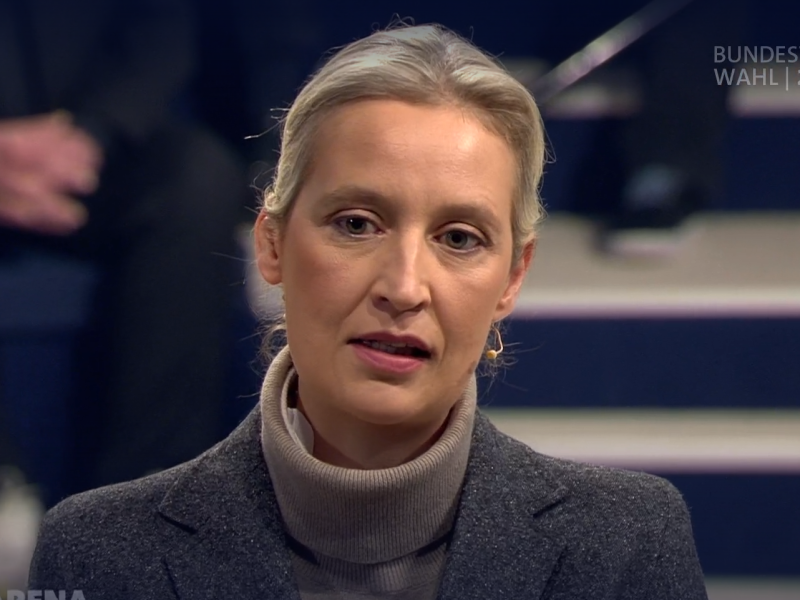 Weidel wird privat in der ARD-