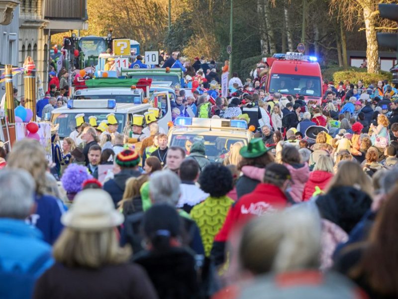 In Essen-Kupferdreh musste der Rosenmontagszug 2025 kurzfristig abgesagt werden.