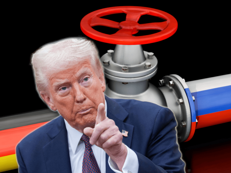 Trump-Leute beraten offenbar über einen Erdgas-Deal mit Trump.