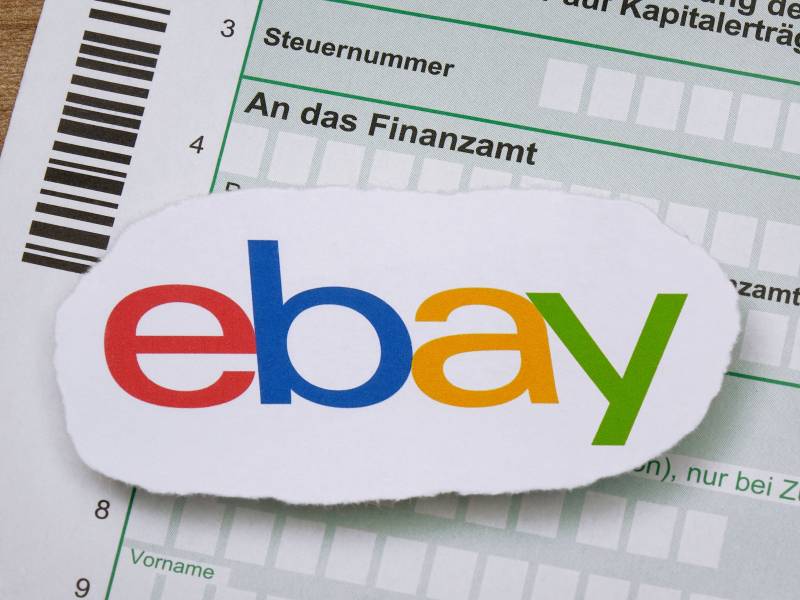 Ebay Logo auf Steuererklärung