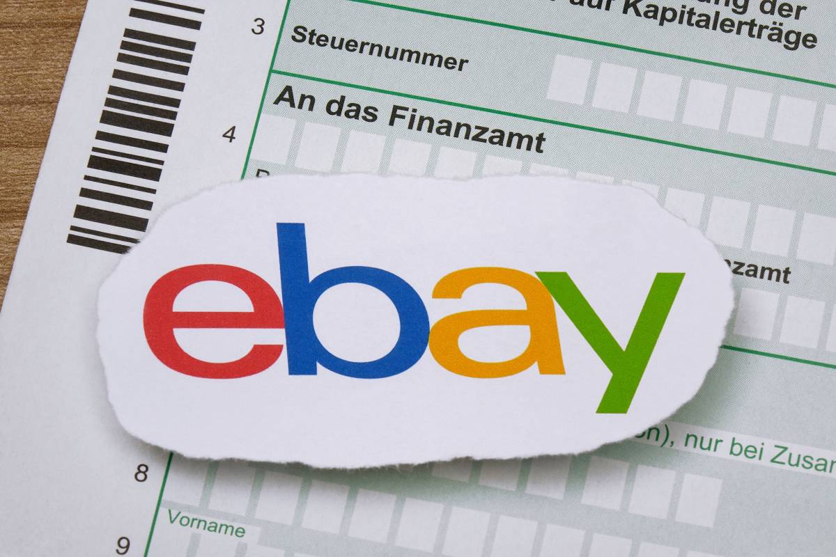 Ebay Logo auf Steuererklärung