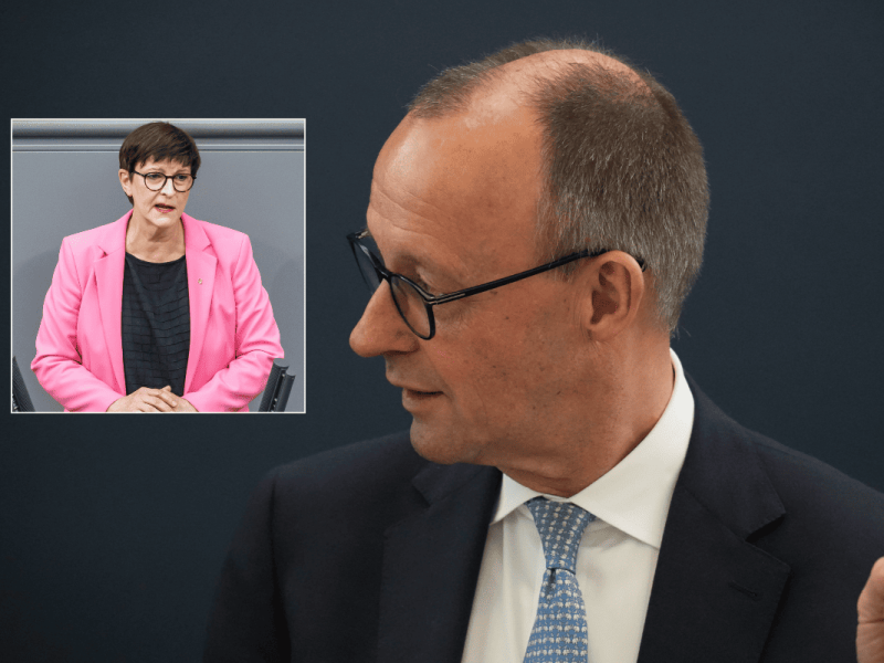 Parteiintern wächst der Druck auf Friedrich Merz, doch Saskia Esken schlägt einen anderen Ton an.